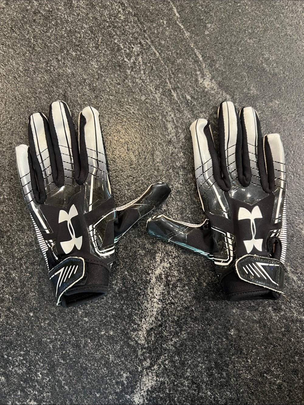 Under Armour football gloves